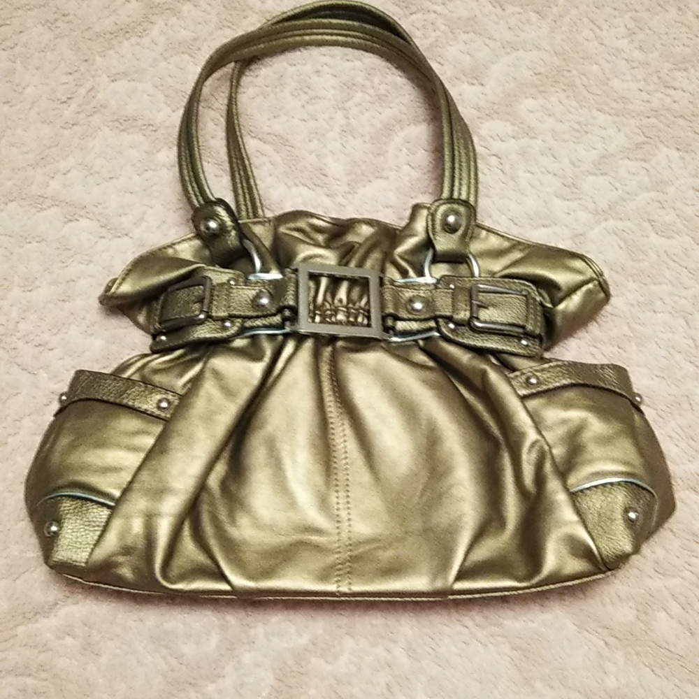 Wilson's Gold Leather Bag
